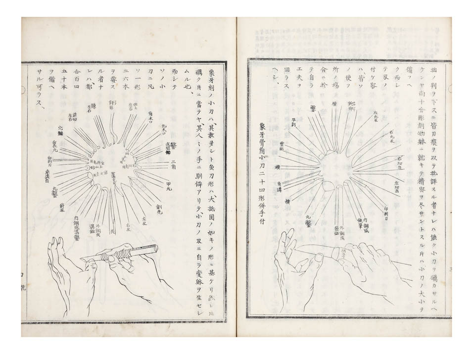 Zoge chokokuho trans.: Technique of Ivory Carving & Sculpture